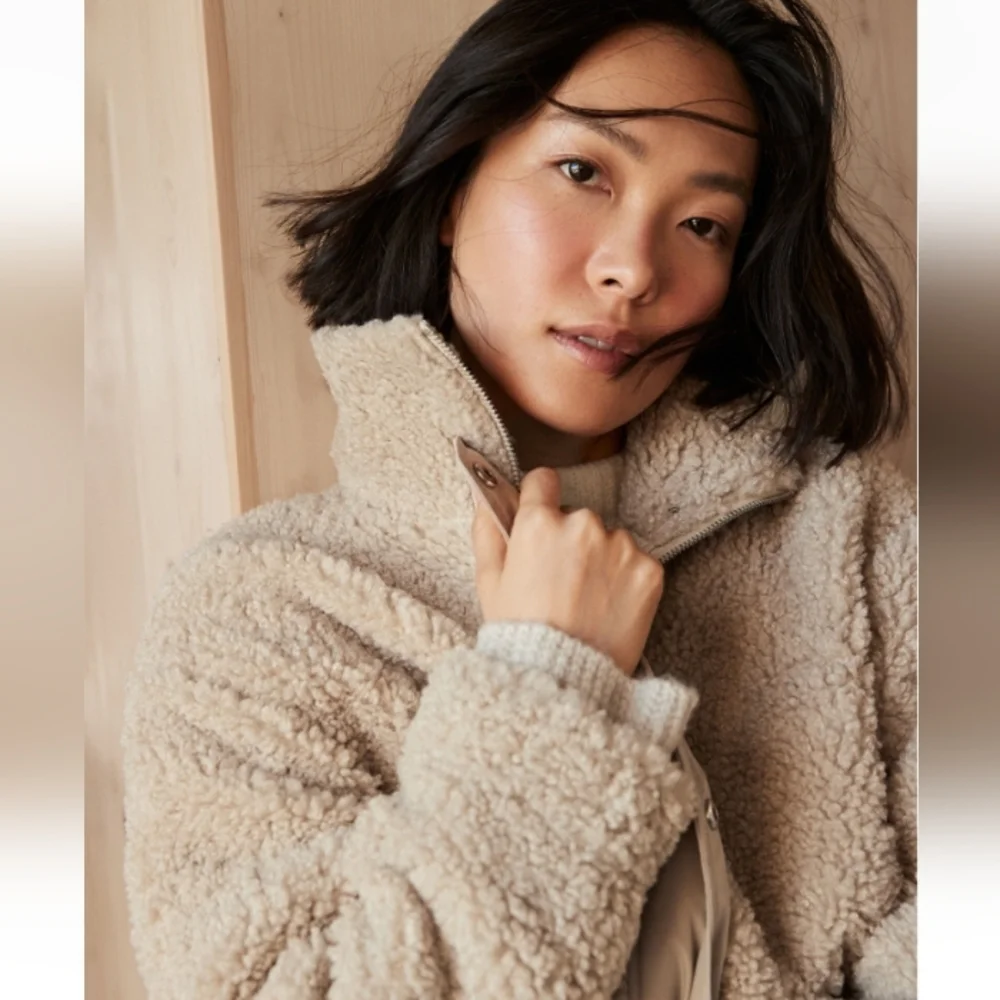 Cozy Cream Teddy Jacket - Picture 5 of 12